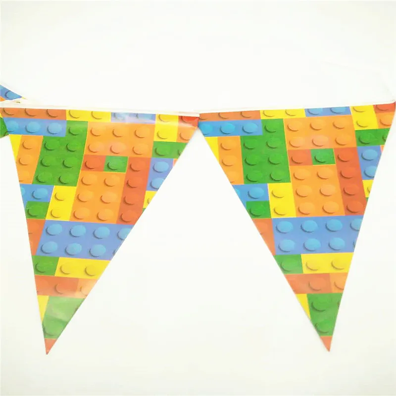 Lego Blocks Pattern Children Bunting Banners Birthday Festival Christmas Party Pennants Decorations 1Set/10Pcs Small Flags
Lego Blocks Pattern Children Bunting Banners Birthday Festival Christmas Party Pennants Decorations 1Set/10Pcs Small Flags