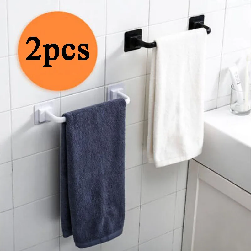 2PCS PP Single Bathroom Towel Holder Bath Towel Hanger Bar Towel Rail Holder Storage Rack Accessories
2PCS PP Single Bathroom Towel Holder Bath Towel Hanger Bar Towel Rail Holder Storage Rack Accessories