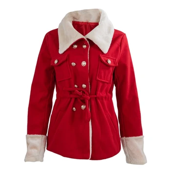 autumn womens girls fur collar Slim wool jacket warm coat outwear parka Cotton clothing
autumn womens girls fur collar Slim wool jacket warm coat outwear parka Cotton clothing