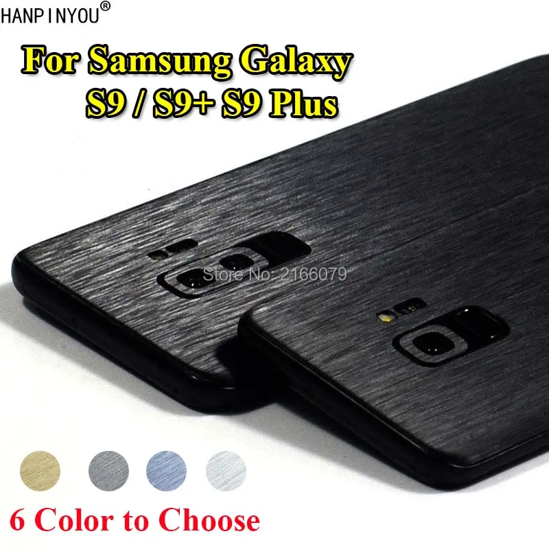 Для samsung Galaxy S9/S9 Plus S9 + Полное покрытие Задняя матовая металлическая наклейка для