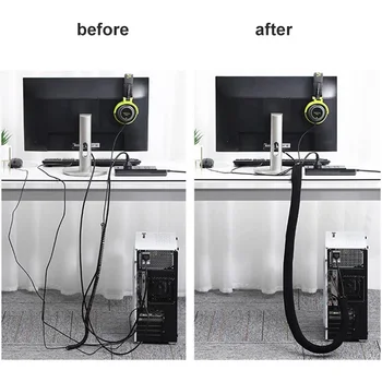Neoprene Cable Cover Organizer Cord Storing Hiding Cable Sleeve for TV Computer Hogard
Neoprene Cable Cover Organizer Cord Storing Hiding Cable Sleeve for TV Computer Hogard