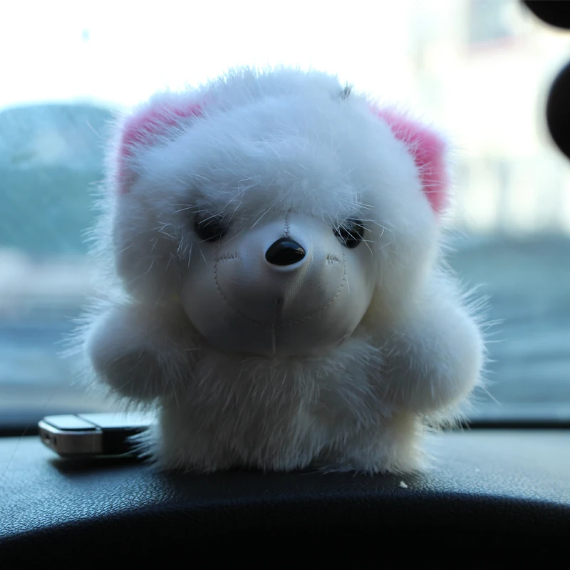 2018 bag ornaments fur doll new handmade 100% Natural mink fur bear keychain small kitty pendant car key chain 
2018 bag ornaments fur doll new handmade 100% Natural mink fur bear keychain small kitty pendant car key chain