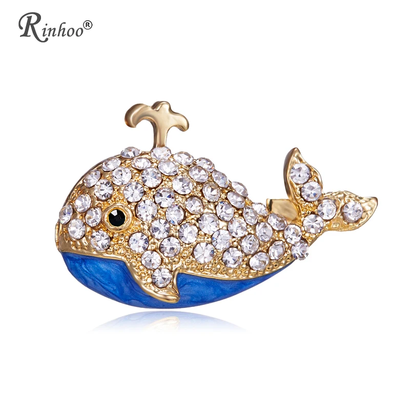 RINHOO Small Rhinestone Whale Brooches for Women Cute Enamel Crystal Cute Animal Pins Kids Backpack Badges Fashion Jewelry
RINHOO Small Rhinestone Whale Brooches for Women Cute Enamel Crystal Cute Animal Pins Kids Backpack Badges Fashion Jewelry
