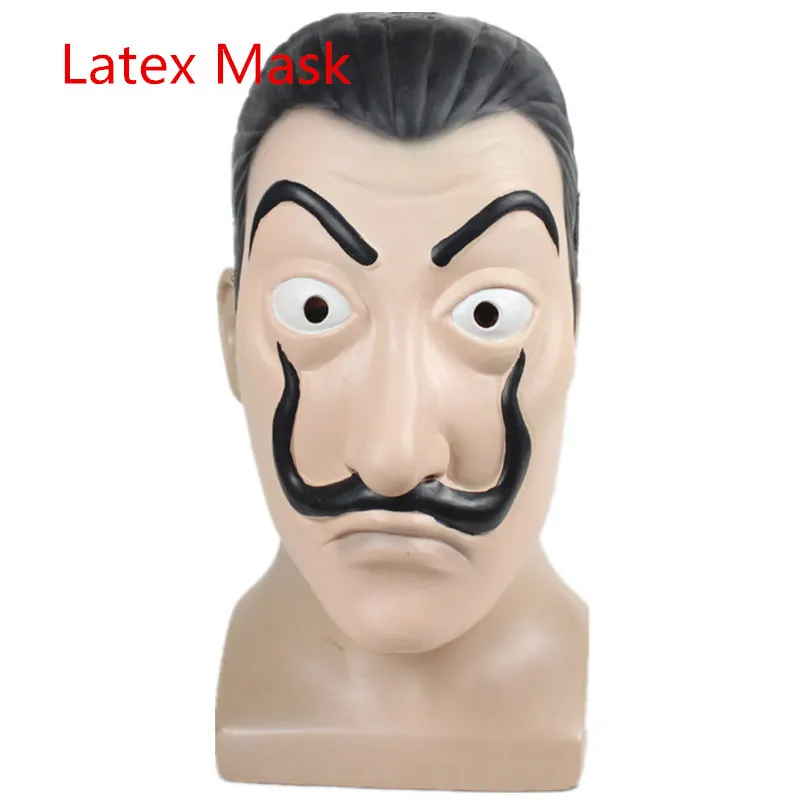 Wholesale 20 PCS La Casa De Papel Face Masks Salvador Dali Face Latex Cosplay Mask Halloween Adult Party Masks Props
Wholesale 20 PCS La Casa De Papel Face Masks Salvador Dali Face Latex Cosplay Mask Halloween Adult Party Masks Props
