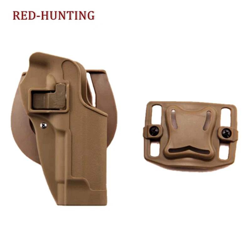 Tactical Holster CQC Style Concealment Right Hand Waist Pistol / Gun Holster for Beretta M9 M92
Tactical Holster CQC Style Concealment Right Hand Waist Pistol / Gun Holster for Beretta M9 M92