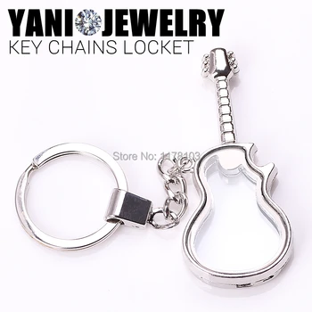 10pcs/lot Newest Silver Plated Guitar Locket Keychain Magnetic Living Glass Charm Floating Locket Keychains
10pcs/lot Newest Silver Plated Guitar Locket Keychain Magnetic Living Glass Charm Floating Locket Keychains