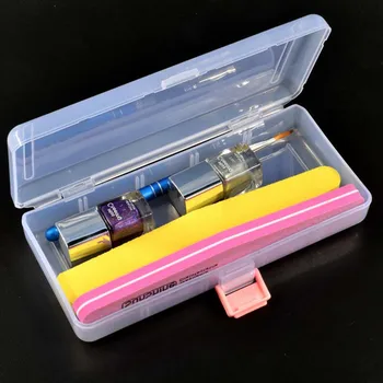Plastic Transparent Rectangle Nail Art Storage Box Empty Jewelry nail art/dotting pen/brush Container Manicure Tools Storage Box
Plastic Transparent Rectangle Nail Art Storage Box Empty Jewelry nail art/dotting pen/brush Container Manicure Tools Storage Box