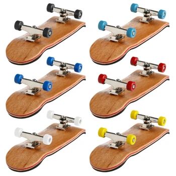 Professional Type Bearing Wheels Skid Pad Maple Wood Finger Skateboard Alloy Stent Bearing Wheel Fingerboard Novelty Toy
Professional Type Bearing Wheels Skid Pad Maple Wood Finger Skateboard Alloy Stent Bearing Wheel Fingerboard Novelty Toy