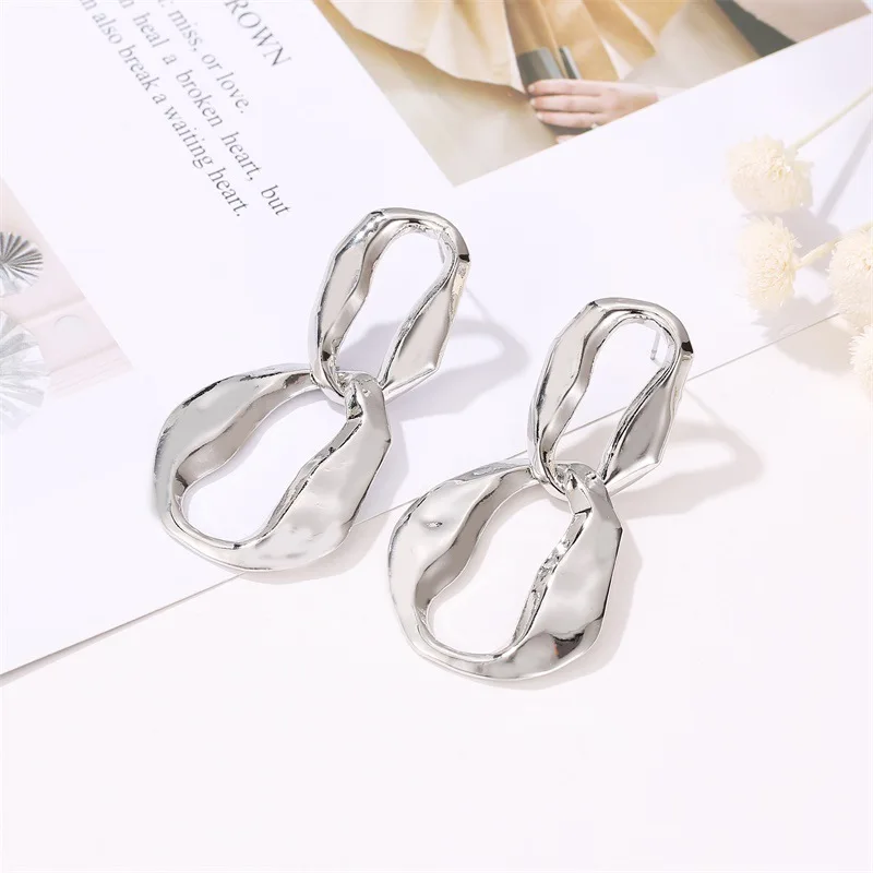 ZCHLGR New irregular metal Korean Earrings 2019 For Women Round Drop Dangle Earring Brincos Geometric Fashion Jewelry
ZCHLGR New irregular metal Korean Earrings 2019 For Women Round Drop Dangle Earring Brincos Geometric Fashion Jewelry