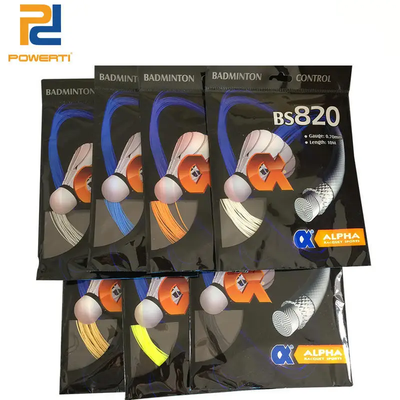 Powerti 5pcs/lot 0.70mm Badminton Racket String 22lbs-30lbs Training Racket String Made in Taiwan BS-820
Powerti 5pcs/lot 0.70mm Badminton Racket String 22lbs-30lbs Training Racket String Made in Taiwan BS-820