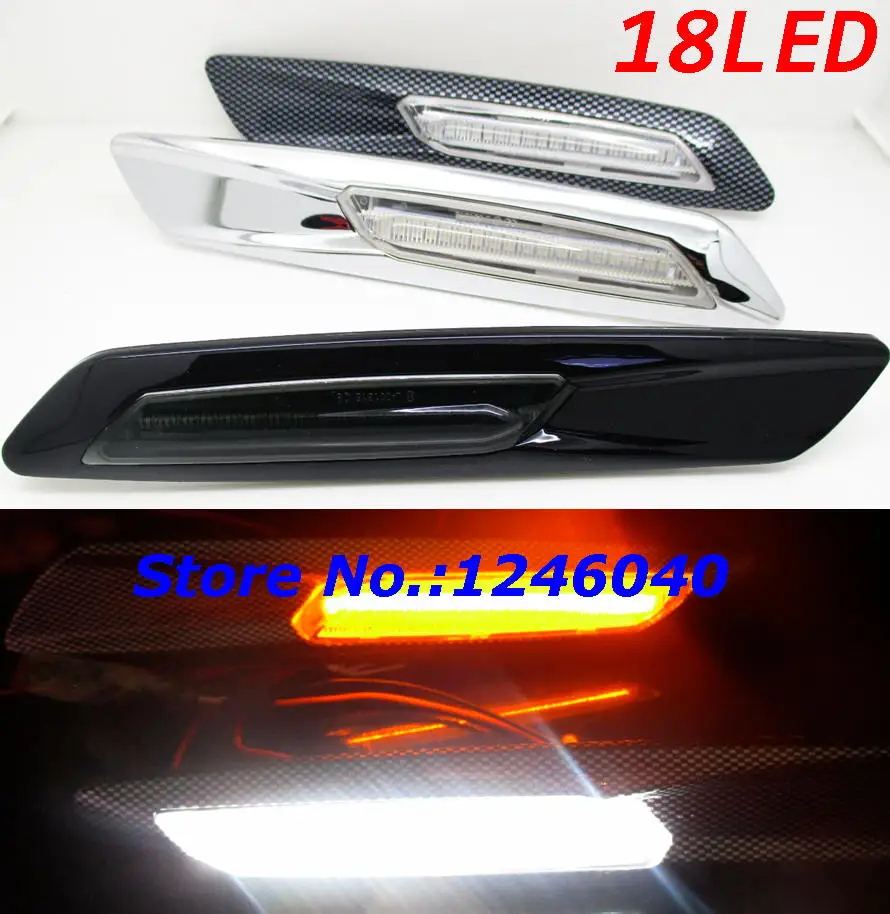 2PCS LED Fender Side Marker Light Turn signal light lamp for BMW E60 E61 E81 E82 E87 E88 E90 E91 E92 E93 White/Blue/Amber 3color
2PCS LED Fender Side Marker Light Turn signal light lamp for BMW E60 E61 E81 E82 E87 E88 E90 E91 E92 E93 White/Blue/Amber 3color