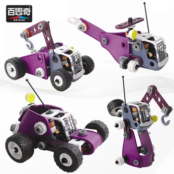 Candice guo DIY creative assemble block building plastic toy nut combination 4 in 1 car Helicopter crane set easy to build 1set
Candice guo DIY creative assemble block building plastic toy nut combination 4 in 1 car Helicopter crane set easy to build 1set