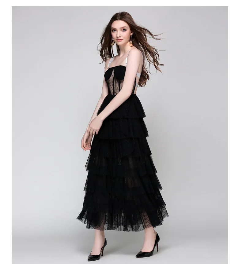 Women's Bandage Dress New 2019 Summer Celebrity Party Black Sling Lace Tube Top Mini Cake Skirt Dress Dress + suit 
Women's Bandage Dress New 2019 Summer Celebrity Party Black Sling Lace Tube Top Mini Cake Skirt Dress Dress + suit