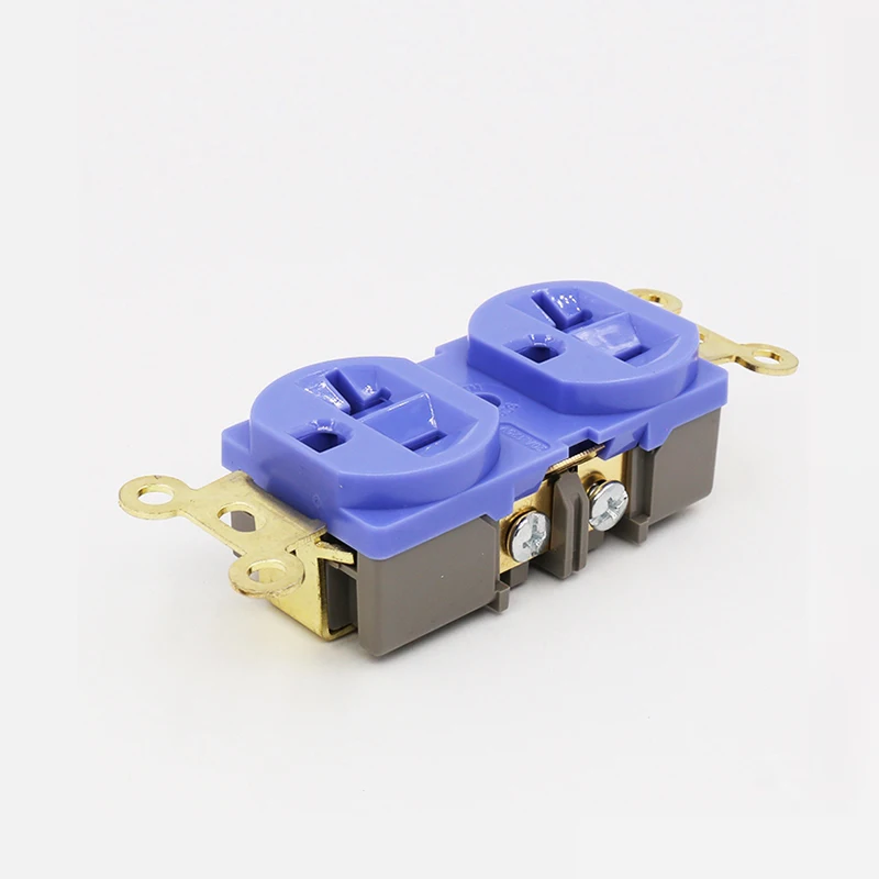 2PCS ISF0008 HIFI US AC Power duplex Receptacle Socket Gold Plated Wall outlet chassis
2PCS ISF0008 HIFI US AC Power duplex Receptacle Socket Gold Plated Wall outlet chassis