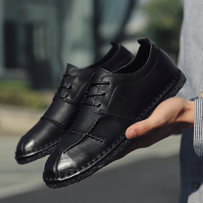 Men Casual Shoes British style Soft Bottom comfortable Slip on Flats Men Genuine Leather Shoes outdoor fashion Casual Shoes Men
Men Casual Shoes British style Soft Bottom comfortable Slip on Flats Men Genuine Leather Shoes outdoor fashion Casual Shoes Men