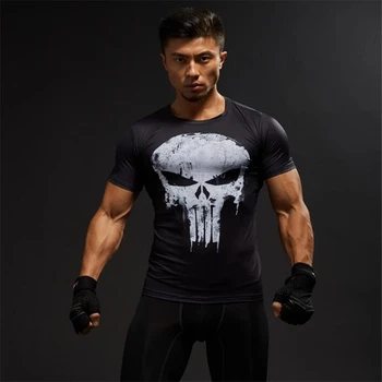 TUNSECHY fashion Compression Shirts Men 3D Printed T-shirts Short Sleeve Fitness Body Building Male Tops Punk Skull Skeleton
TUNSECHY fashion Compression Shirts Men 3D Printed T-shirts Short Sleeve Fitness Body Building Male Tops Punk Skull Skeleton
