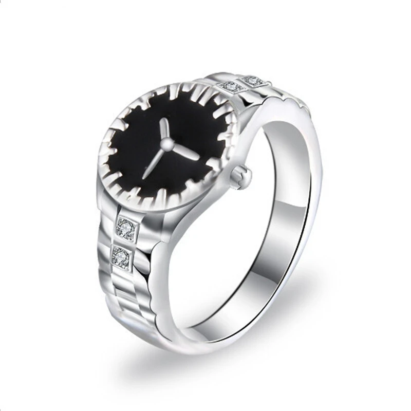 Vintage Clock Time Rings Charms Ring with Crystal Fashion Silver Color Rings for Women Special Design Jewelry Gifts Wholesale
Vintage Clock Time Rings Charms Ring with Crystal Fashion Silver Color Rings for Women Special Design Jewelry Gifts Wholesale