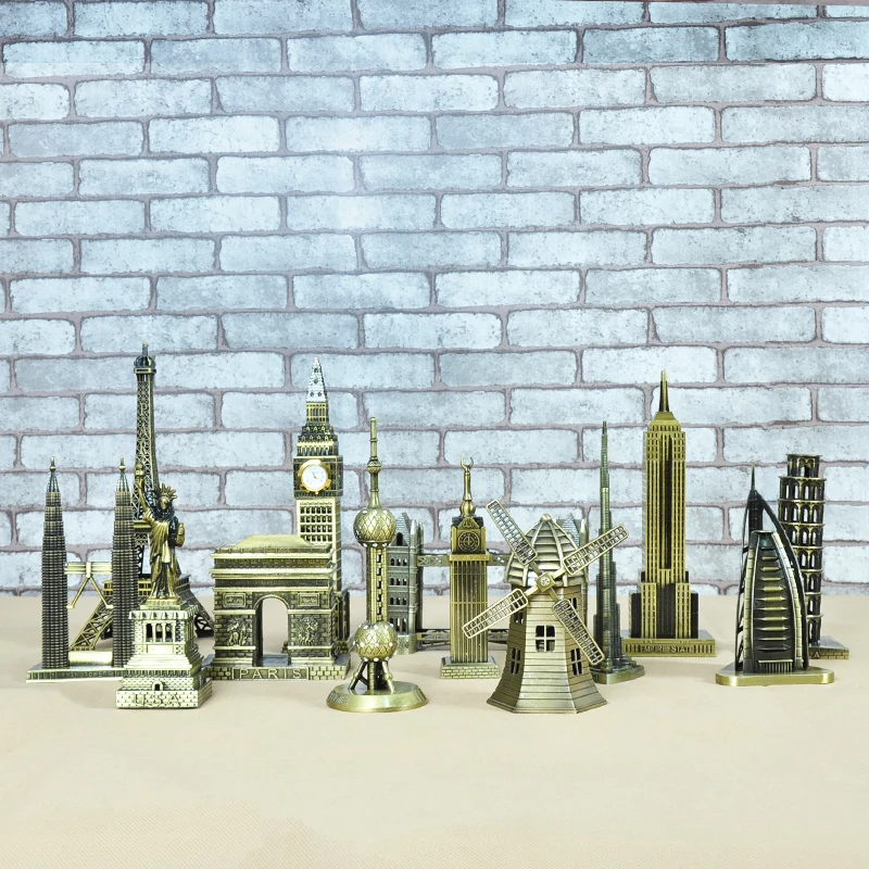 Metal 3D World Famous Architectural Bronze Crafts Model Building home decor Eiffel Tower/Statue of Liberty/Empire State Building
Metal 3D World Famous Architectural Bronze Crafts Model Building home decor Eiffel Tower/Statue of Liberty/Empire State Building