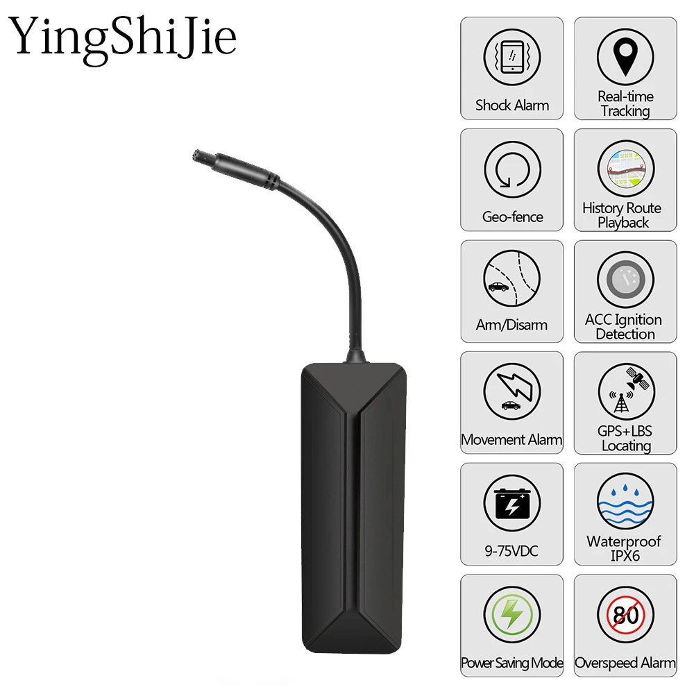 

YingShiJie DIY micro GSM GPS Tracker chip alarm Equipment system moto car Web app vehicle tracking locator rastreador Traqueur