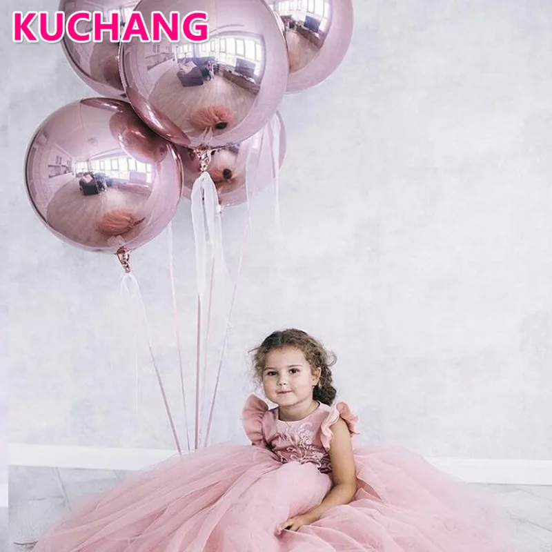 20PCS 32inch Rose Gold Silver 4D Round Foil Balloons Wedding Birthday Party Decorations Valentine's Day Baby Shower Supplies Toy
20PCS 32inch Rose Gold Silver 4D Round Foil Balloons Wedding Birthday Party Decorations Valentine's Day Baby Shower Supplies Toy