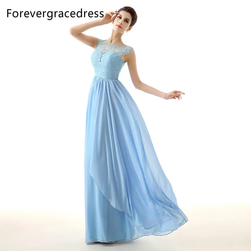 Forevergracedress Sky Blue Long Bridesmaid Dress Cheap A Line Lace Chiffon Wedding Party Gown Plus Size
Forevergracedress Sky Blue Long Bridesmaid Dress Cheap A Line Lace Chiffon Wedding Party Gown Plus Size