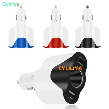 150pcs QC3.0 Car Charger Dual USB FAST Quick Charging Rapid Smart Cigarette Lighter Socket For Tablet iphone X XS Xr Max Phone 
150pcs QC3.0 Car Charger Dual USB FAST Quick Charging Rapid Smart Cigarette Lighter Socket For Tablet iphone X XS Xr Max Phone