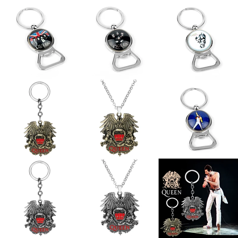 Rock Band Queen Keychain Men Jewelry Beer Opener MetaL Key Ring Holder Car Bag Chaveiro Pendant
Rock Band Queen Keychain Men Jewelry Beer Opener MetaL Key Ring Holder Car Bag Chaveiro Pendant