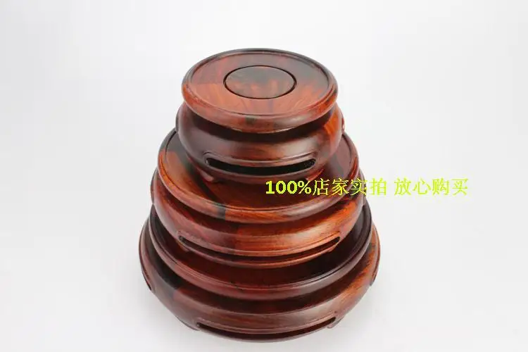 Solid wood ornaments base Rosewood Kistler bonsai base circular rotating base teapot seat wholesale
Solid wood ornaments base Rosewood Kistler bonsai base circular rotating base teapot seat wholesale