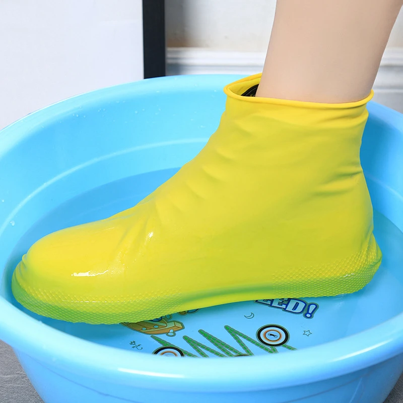 1 Pair Reusable Latex Waterproof Rain Shoes Covers Slip-resistant Rubber Rain Boot Overshoes Unisex Cycling Sport Shoe Cover
1 Pair Reusable Latex Waterproof Rain Shoes Covers Slip-resistant Rubber Rain Boot Overshoes Unisex Cycling Sport Shoe Cover