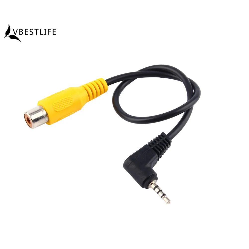 2.5mm Stereo Jack Male Plug To RCA Female Mini AV in Video Cable Adapter Cable For GPS Converter Cable Cord
2.5mm Stereo Jack Male Plug To RCA Female Mini AV in Video Cable Adapter Cable For GPS Converter Cable Cord