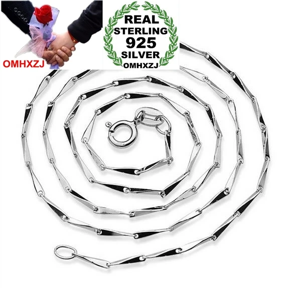 OMHXZJ Wholesale Fashion joker 18 inch 1.0 & 1.2mm Platinum 925 Sterling Silver Melon Short Chains Necklaces For Woman Gift NK06
OMHXZJ Wholesale Fashion joker 18 inch 1.0 & 1.2mm Platinum 925 Sterling Silver Melon Short Chains Necklaces For Woman Gift NK06