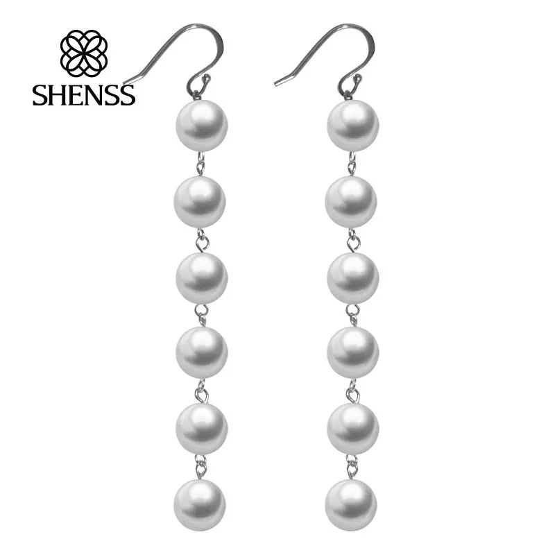 SHENSS Shell Pearl Earrings for Women Classic 925 Sterling Silver Jewelry Fashion Style 6mm 8mm pearl
SHENSS Shell Pearl Earrings for Women Classic 925 Sterling Silver Jewelry Fashion Style 6mm 8mm pearl