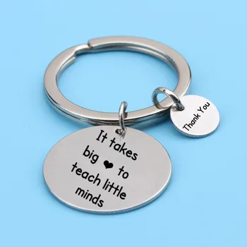 Engraved It Take Big heart To Teach Litter Mind key chains gift for parents elder teachers keyring friends tag charms driver
Engraved It Take Big heart To Teach Litter Mind key chains gift for parents elder teachers keyring friends tag charms driver