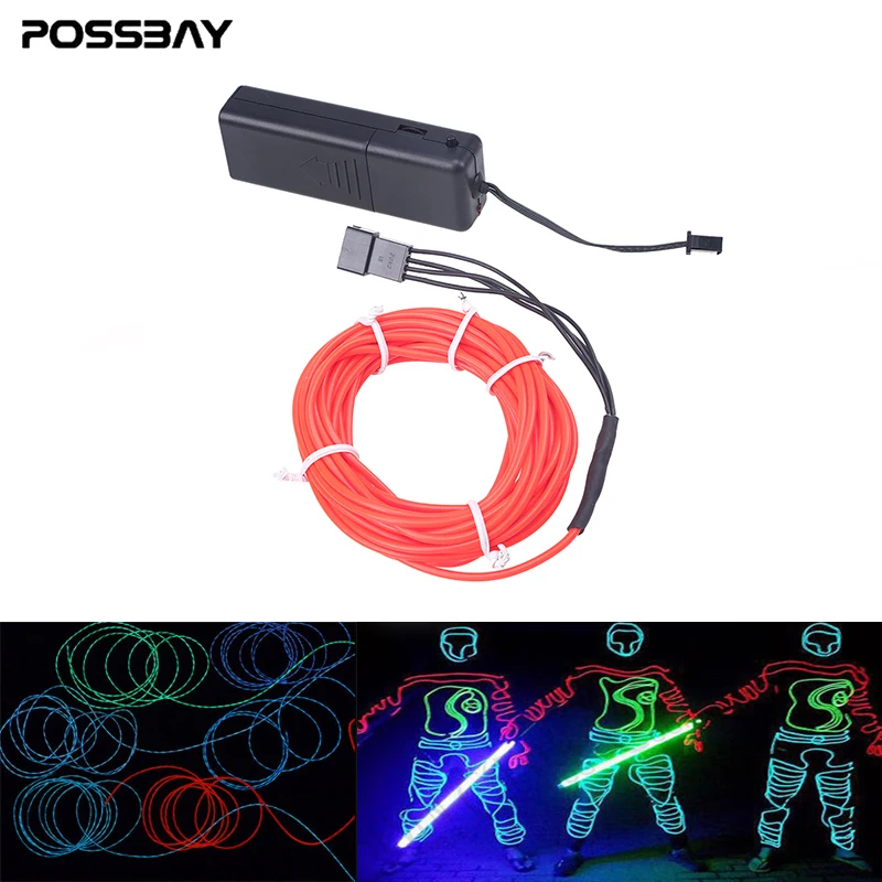 5M Car Chasing EL Wire Light Strip Adjustable Light Speed Neon Tube Rope Party Wedding Home Decorative Creative LED Lights
5M Car Chasing EL Wire Light Strip Adjustable Light Speed Neon Tube Rope Party Wedding Home Decorative Creative LED Lights