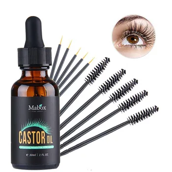 30ml Eyelashes Eyebrow Growth Liquid Natural Castor Oil Five Eyelash Brushes and Five Eyebrow Brushes makeup set eyelash serum
30ml Eyelashes Eyebrow Growth Liquid Natural Castor Oil Five Eyelash Brushes and Five Eyebrow Brushes makeup set eyelash serum
