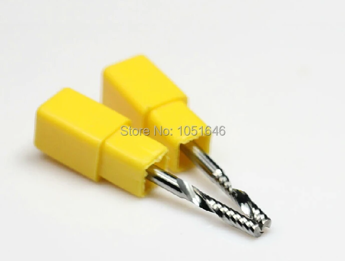 Free shipping, 10pcs highest quality one spiral flute bits for Acrylic 3.175 X 17mm, Solid Carbide end mill Bits from Germany
Free shipping, 10pcs highest quality one spiral flute bits for Acrylic 3.175 X 17mm, Solid Carbide end mill Bits from Germany