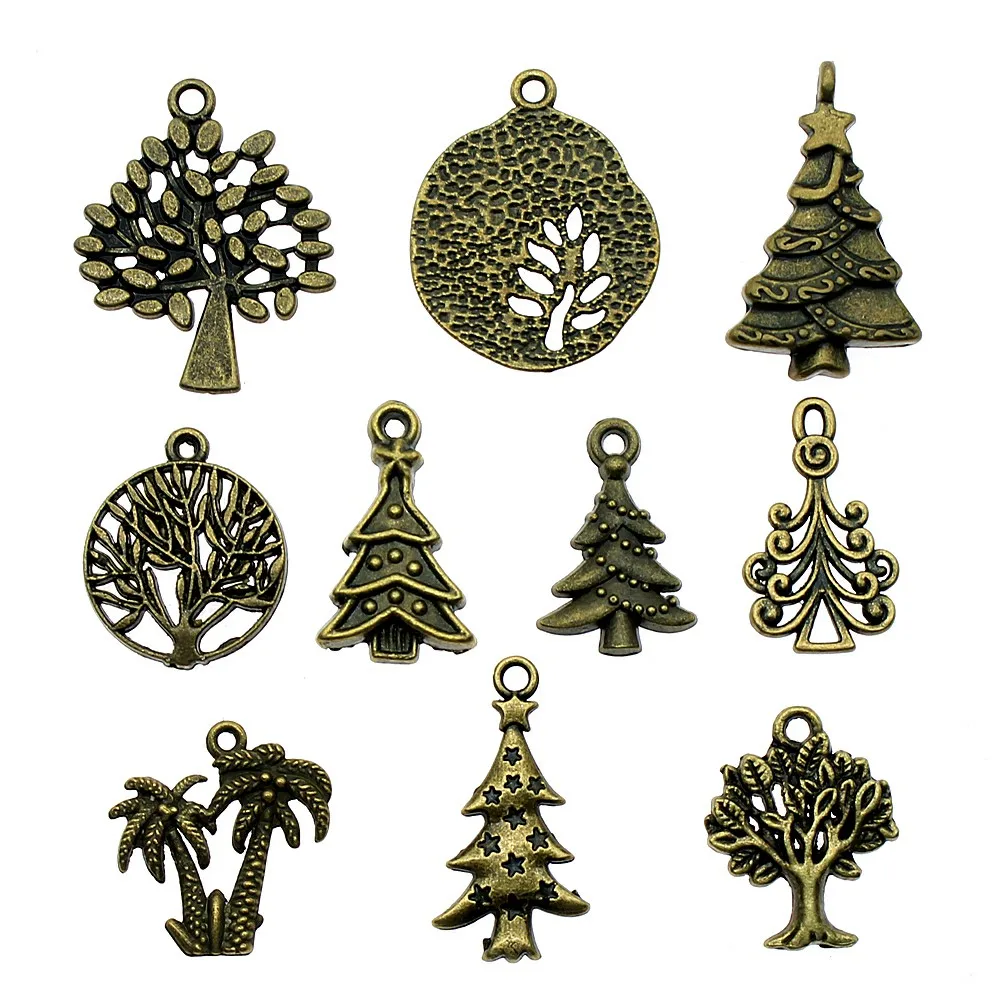 15pcs Trees Charms Christmas Trees Pendants Jewelry Making Trees Charms Antique Bronze Color
15pcs Trees Charms Christmas Trees Pendants Jewelry Making Trees Charms Antique Bronze Color