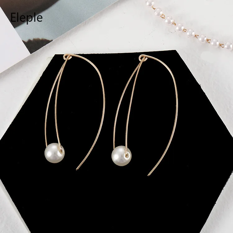Eleple Women Fashion Jewerly Korea Pearl Creative Ear Hanging Fairy Ear Nail Wedding Party Celebration Gifts Earrings C5014
Eleple Women Fashion Jewerly Korea Pearl Creative Ear Hanging Fairy Ear Nail Wedding Party Celebration Gifts Earrings C5014