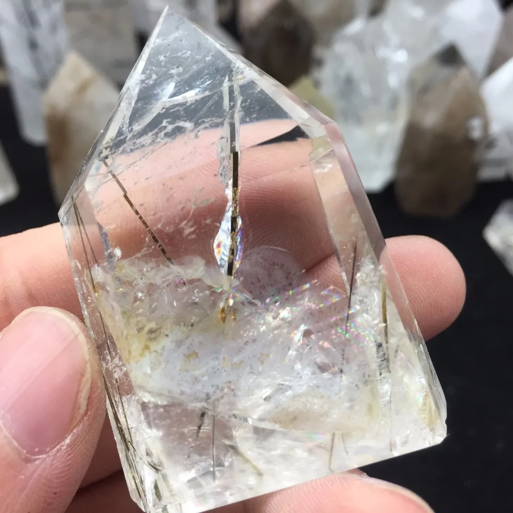Natural High Quality Beautiful Colorful Single Points Golden Quartz Rutilated Healing Wand made in China
Natural High Quality Beautiful Colorful Single Points Golden Quartz Rutilated Healing Wand made in China