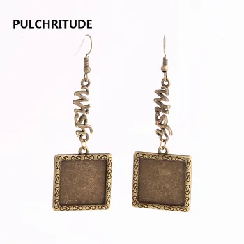 PULCHRITUDE 12pcs/lot Metal Alloy Zinc Wish Charm Fit square 20mm Cabochon Set Pendant Drop Earing Jewelry Making C0822
PULCHRITUDE 12pcs/lot Metal Alloy Zinc Wish Charm Fit square 20mm Cabochon Set Pendant Drop Earing Jewelry Making C0822