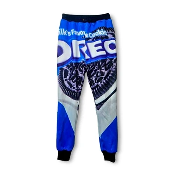 Casual Pants Men Womens Fitness Trousers Harajuku Milks Cookies Oreo 3D Print Sweat Harem Pantalones Hip Hop Joggers Sweatpants
Casual Pants Men Womens Fitness Trousers Harajuku Milks Cookies Oreo 3D Print Sweat Harem Pantalones Hip Hop Joggers Sweatpants
