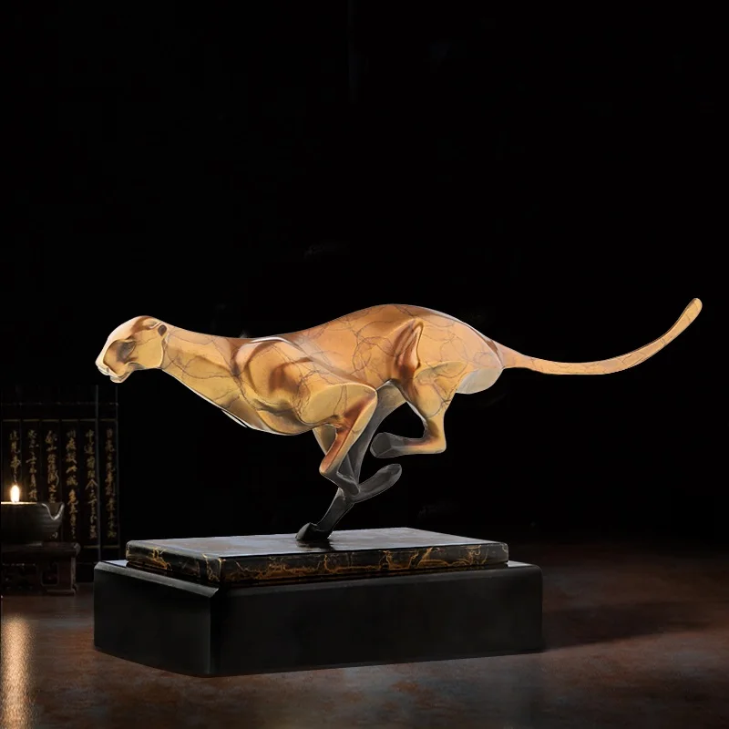Leopard Statue Animal Bronze Copper Art&Craft Home Decorations Purely Manual Art Crafts Living Room L3039
Leopard Statue Animal Bronze Copper Art&Craft Home Decorations Purely Manual Art Crafts Living Room L3039