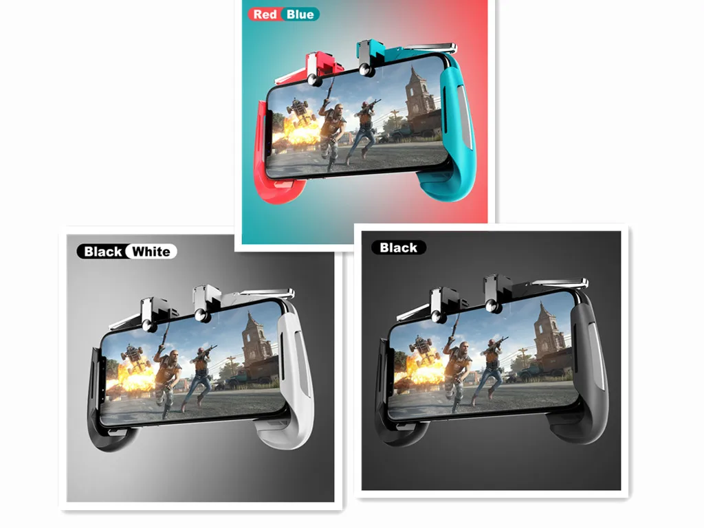 AK 16 L1R1 Shooter Stretchable PUBG Game Controller Universal Colorful Gaming Joystick Gamepad Trigger Fire Button
AK 16 L1R1 Shooter Stretchable PUBG Game Controller Universal Colorful Gaming Joystick Gamepad Trigger Fire Button