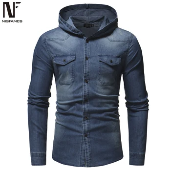 Hooded Denim Shirts Young Boys Streetwear Clothes Long Sleeve Spring New Arrival Novelty Male Hoodie Cotton Shirt 3XL Slim Blusa
Hooded Denim Shirts Young Boys Streetwear Clothes Long Sleeve Spring New Arrival Novelty Male Hoodie Cotton Shirt 3XL Slim Blusa