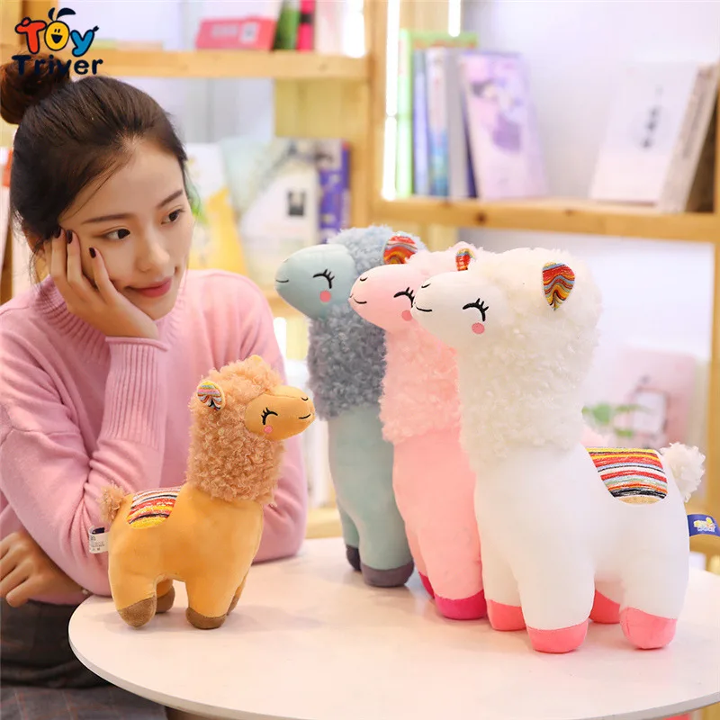 Kawaii Alpaca Sheep Lamb Mutton Lama Stuffed Animals Dolls Plush Toy Triver Baby Born Kids Children Girl Boy Gift Decorations
Kawaii Alpaca Sheep Lamb Mutton Lama Stuffed Animals Dolls Plush Toy Triver Baby Born Kids Children Girl Boy Gift Decorations