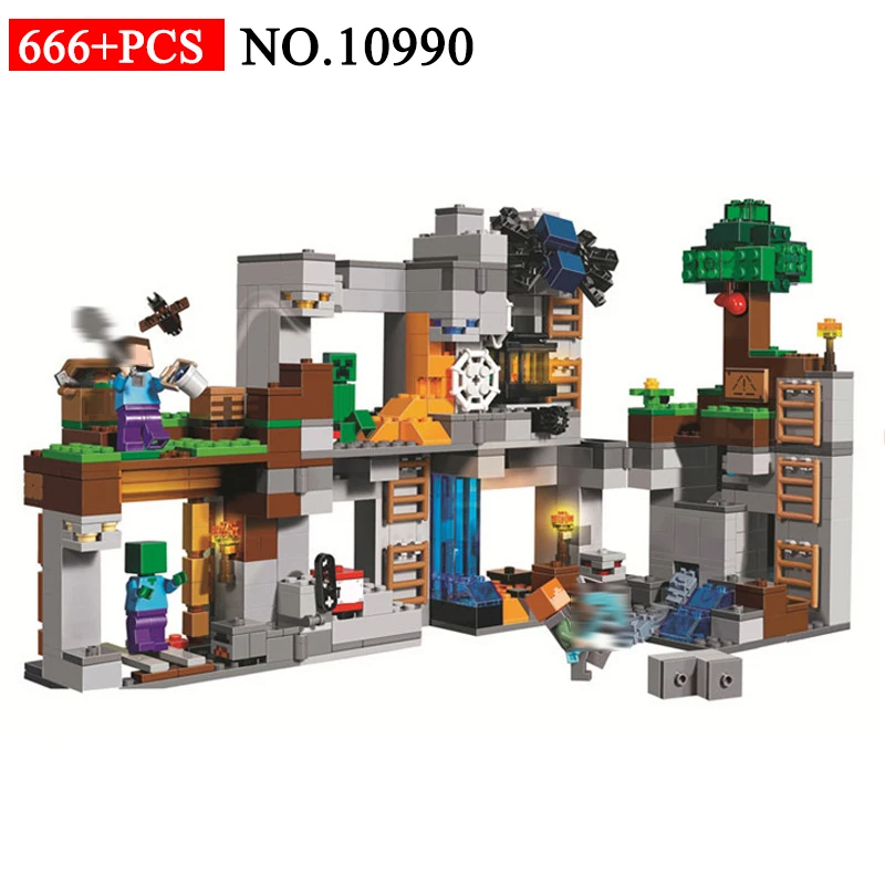 BELA 10990 666pcs My World The Bedrock Adventures Zombie Bela Building Blocks Compatible 21147 Brick Toy For Children
BELA 10990 666pcs My World The Bedrock Adventures Zombie Bela Building Blocks Compatible 21147 Brick Toy For Children