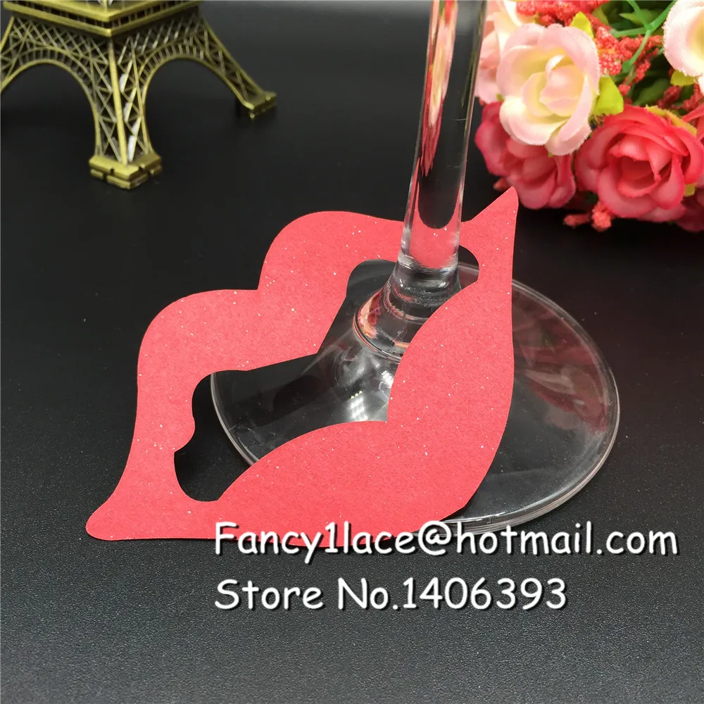 60X Wedding place cards for wine glass, sexy red lips wedding place name cards, diy paper wine claim for Table Mark Decoration
60X Wedding place cards for wine glass, sexy red lips wedding place name cards, diy paper wine claim for Table Mark Decoration