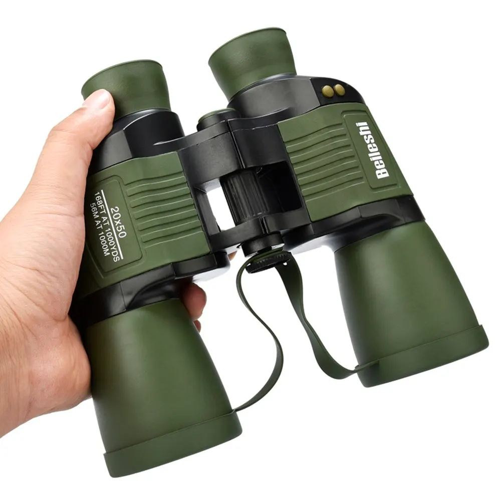 20X50 Binoculars Hunting Telescope Wide Angle Professional Outdoor Birding Traveling Sightseeing Hunting Rangefinder Binoculars
20X50 Binoculars Hunting Telescope Wide Angle Professional Outdoor Birding Traveling Sightseeing Hunting Rangefinder Binoculars