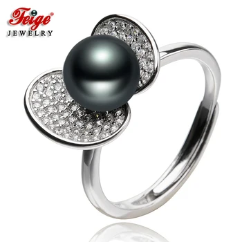 FEIGE New Design Pearl Ring for Women 7-8mm Black Natural Freshwater Pearl Ring 925 Sterling Silver Ring Fine Pearl jewelry
FEIGE New Design Pearl Ring for Women 7-8mm Black Natural Freshwater Pearl Ring 925 Sterling Silver Ring Fine Pearl jewelry