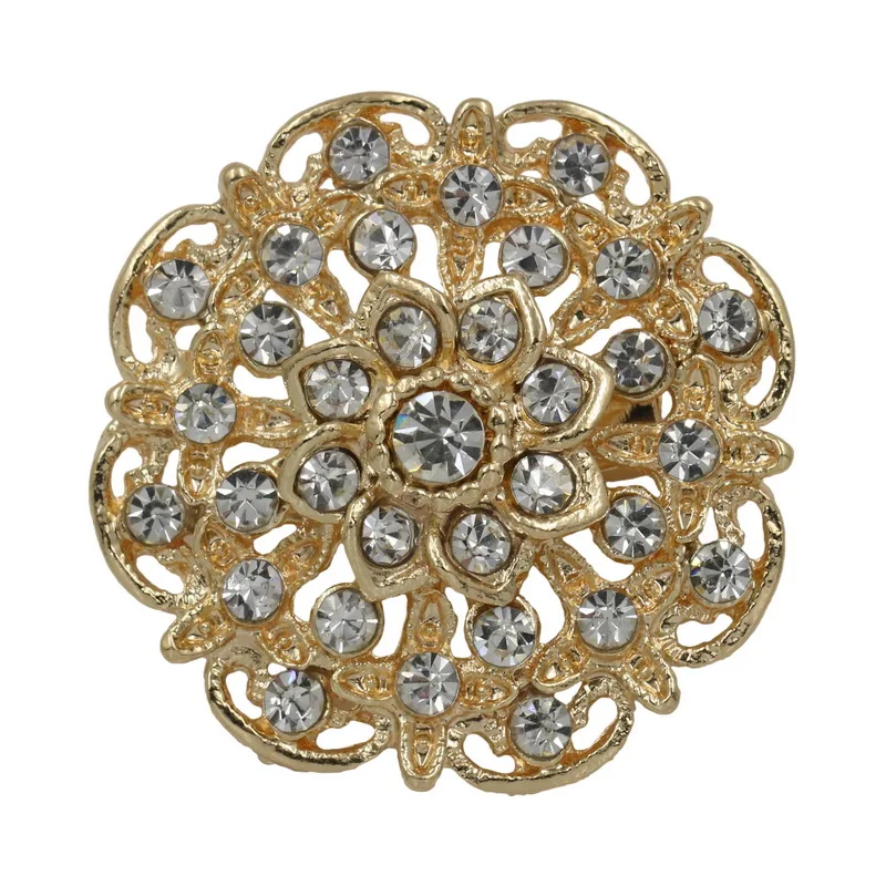 WEIMANJINGDIAN Brand Gold Color Plated Clear Crystal Rhinestones Diamante Wedding DIY Craft Brooches in 12 Assorted
WEIMANJINGDIAN Brand Gold Color Plated Clear Crystal Rhinestones Diamante Wedding DIY Craft Brooches in 12 Assorted